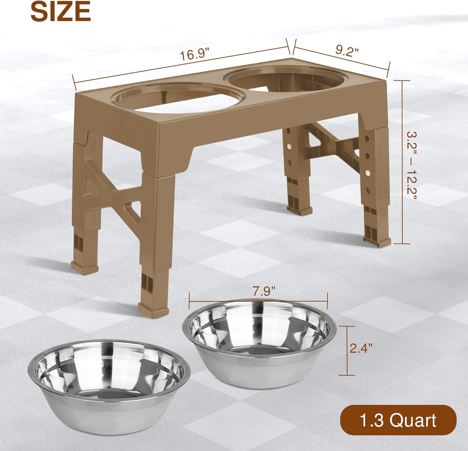 Adjustable Heights Dog Bowl Stand Review