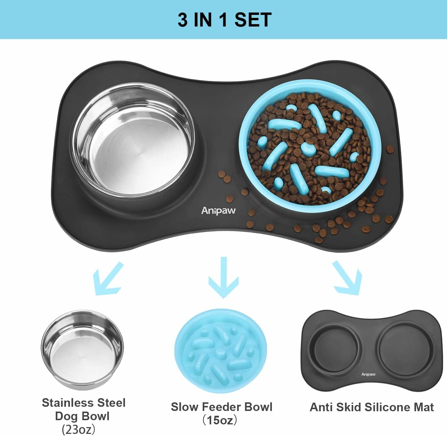 Anipaw Slow Feeder Dog Bowls Review