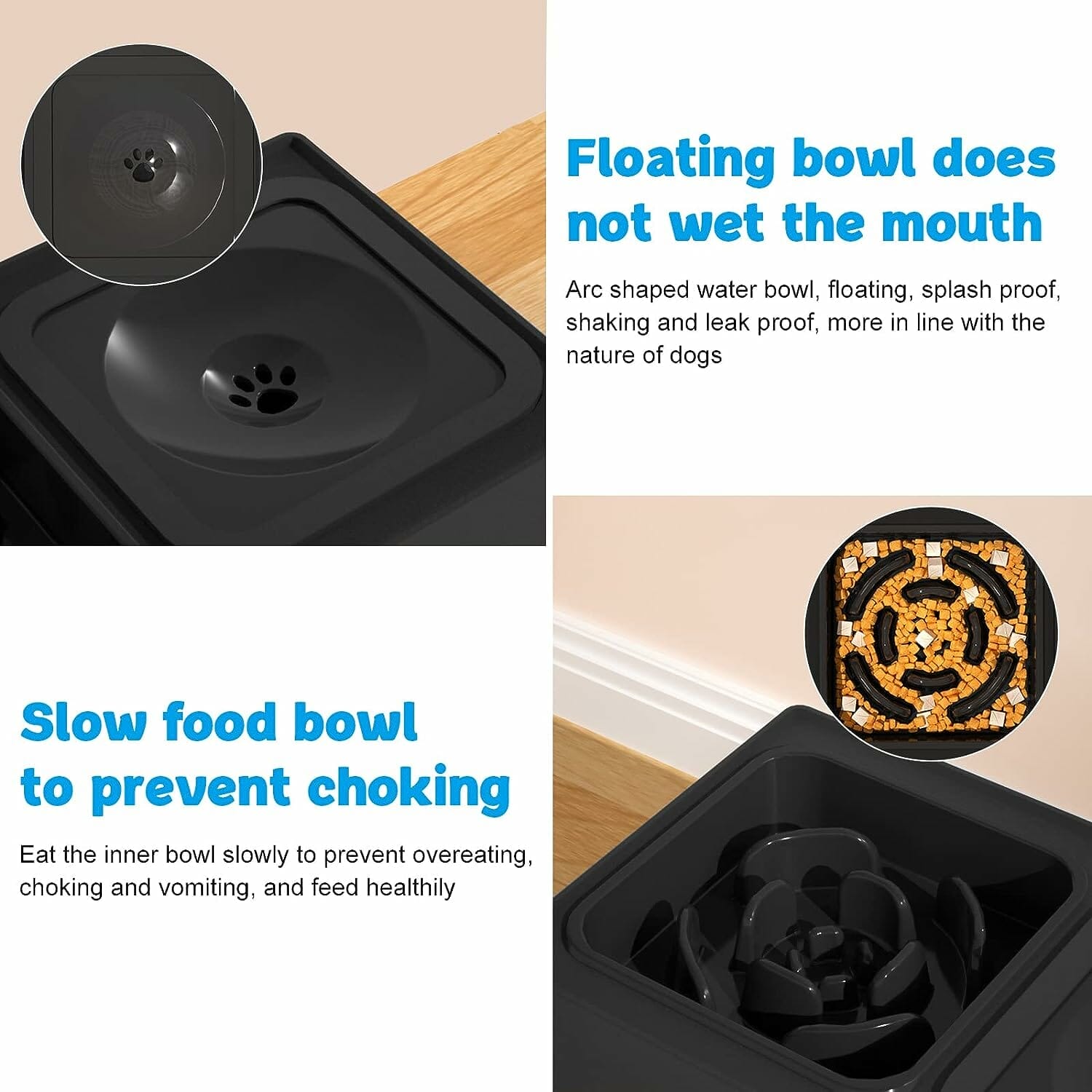 IKUSO Elevated Slow Feeder Dog Bowls Review