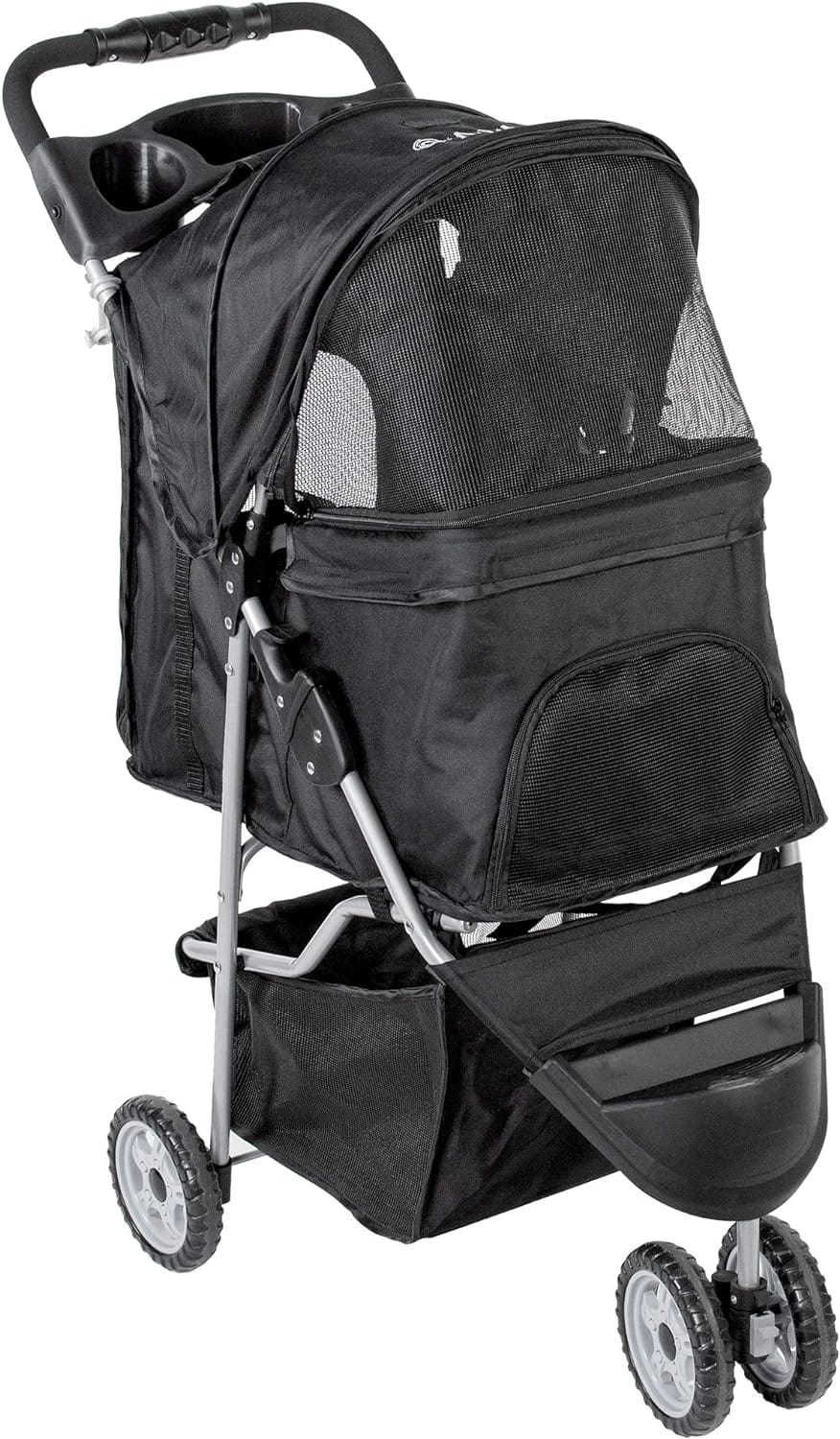 VIVO Black 3 Wheel Pet Stroller Review