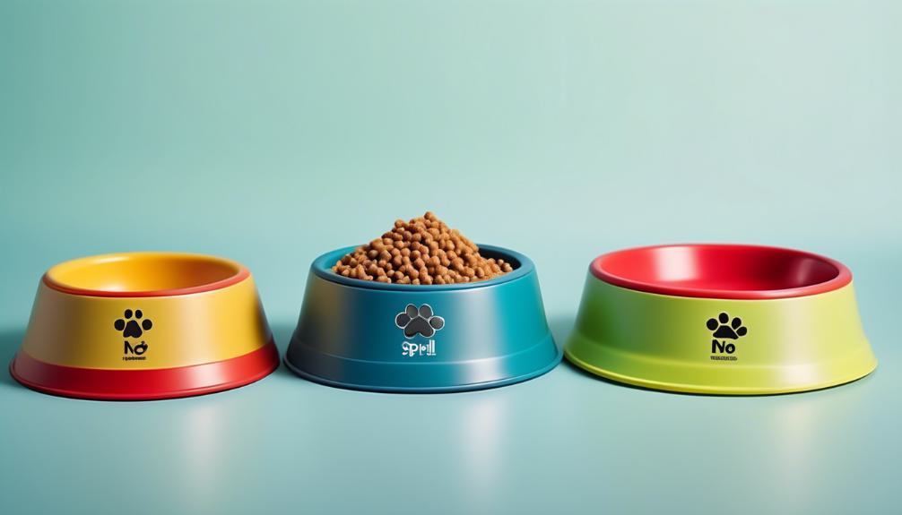 no spill bowls for pets