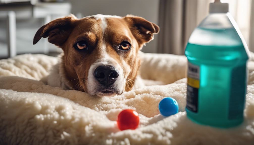 cleaning dog bedding effectively