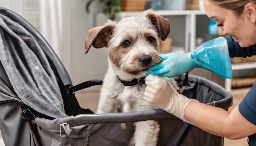 dog stroller cleaning guide
